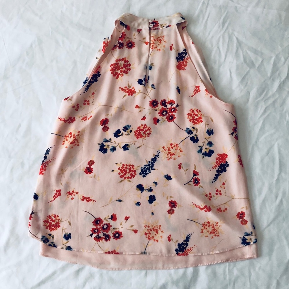 Rose + Olive Floral Halter Top - Picture 2 of 2